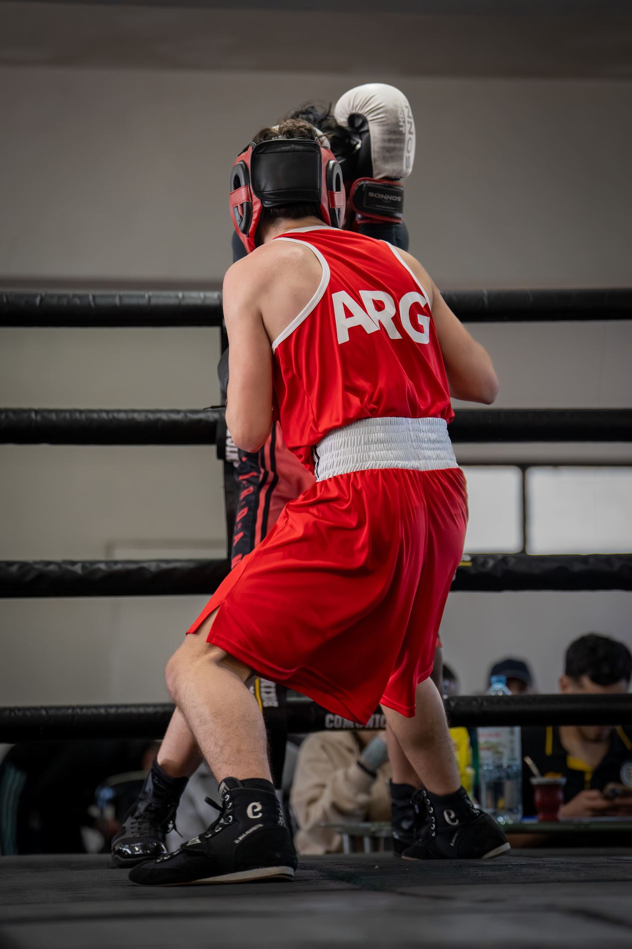 Boxeador en guardia